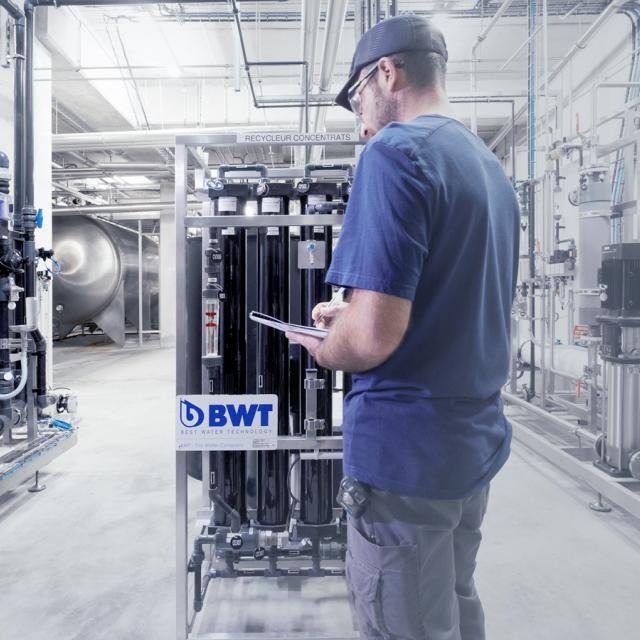 Service BWT traitement eau industrie